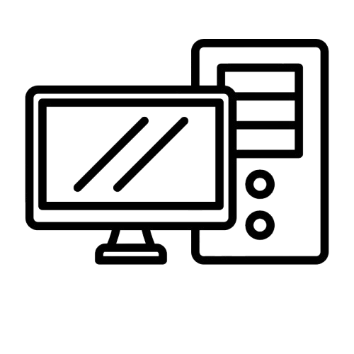 Computer and monitor icon